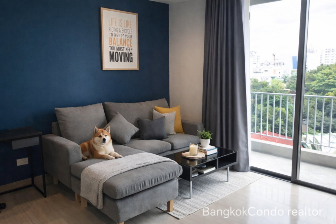 1-Bedroom Condo for Rent at Downtown Forty Nine (44 sqm) — Thonglor BTS
