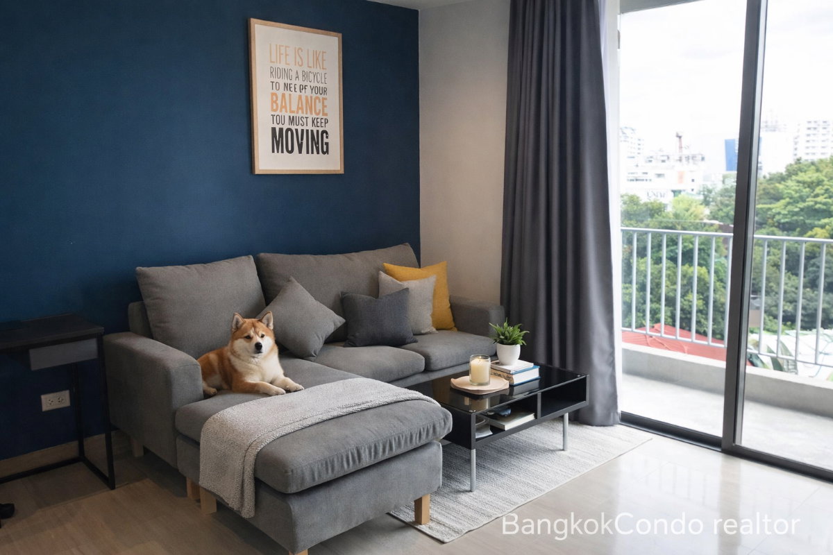 1-Bedroom Condo for Rent at Downtown Forty Nine (44 sqm) — Thonglor BTS
