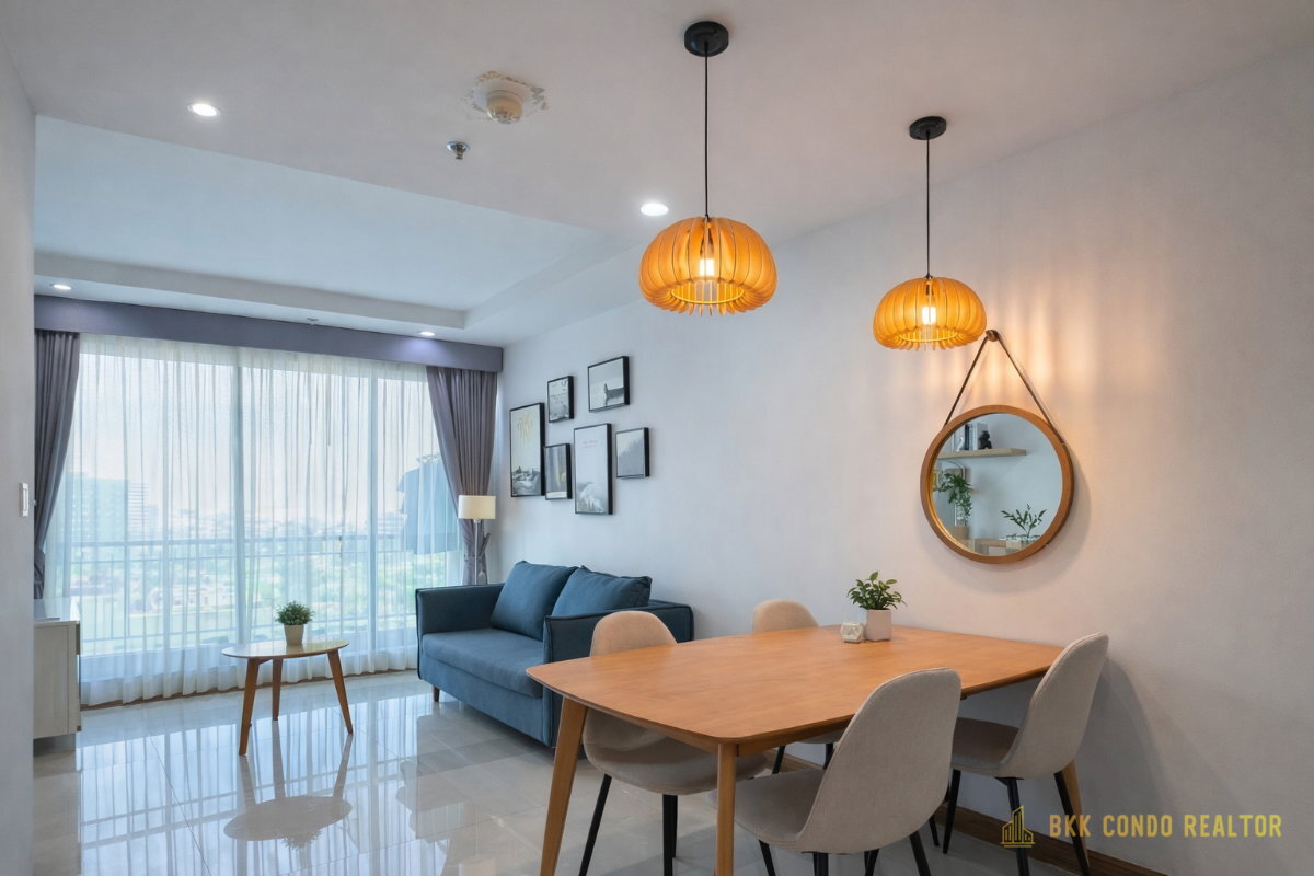 a11109-08 1-Bedroom Condo for Rent at Supalai Wellington (47 sqm) — Rama 9 MRT