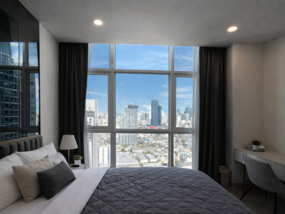 1-Bedroom Condo for Rent at Supalai Premier Si Phraya – Samyan (42.1 sqm) — Sam Yan MRT