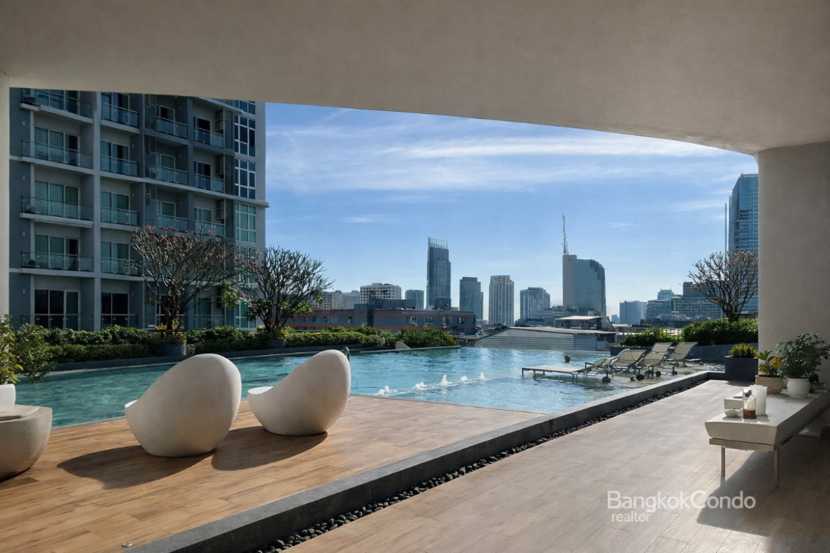 1-Bedroom Condo for Rent at Supalai Premier Si Phraya – Samyan (42.1 sqm) — Sam Yan MRT