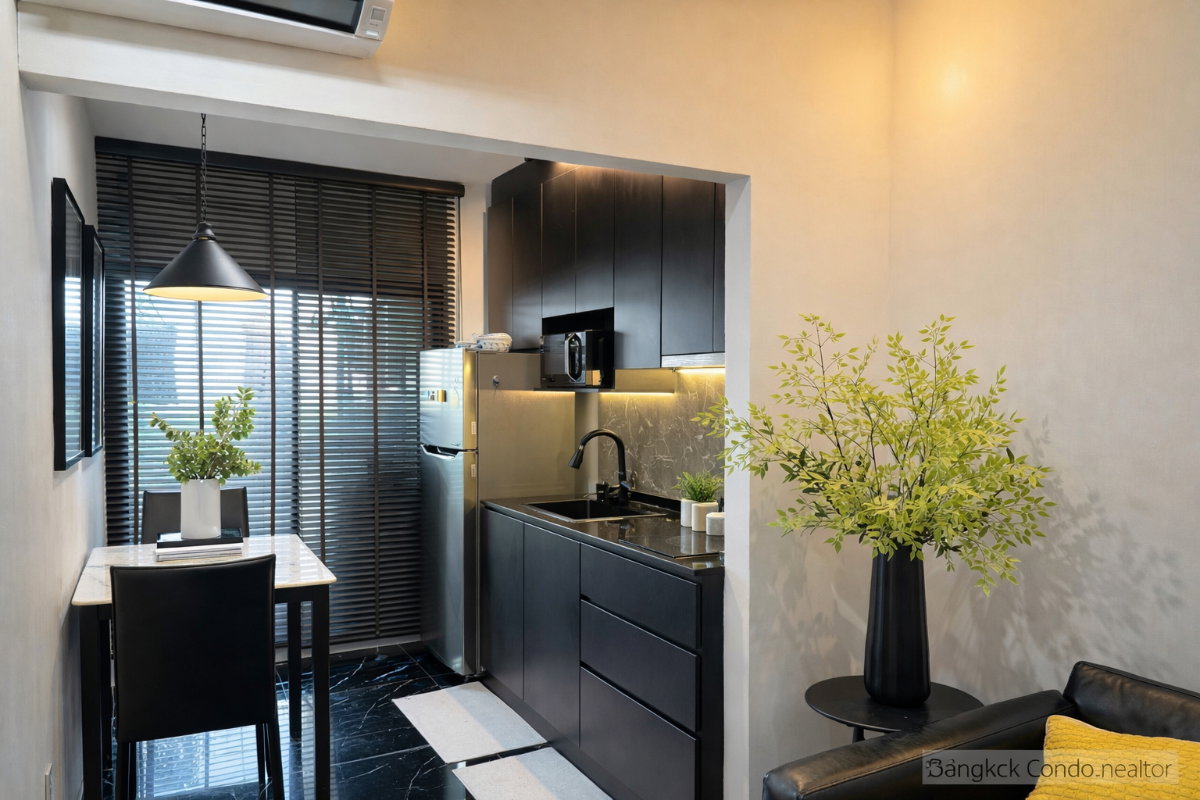 1-Bedroom Condo for Rent at IDEO New Rama 9 (32 sqm) — Rama 9 MRT