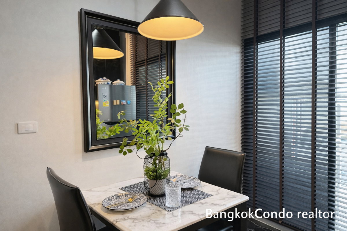 1-Bedroom Condo for Rent at IDEO New Rama 9 (32 sqm) — Rama 9 MRT