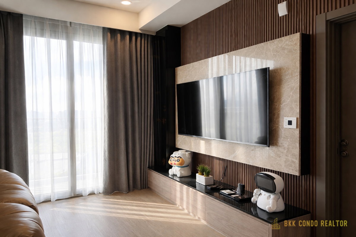 1-Bedroom Condo for Rent at Whizdom The Forestias (41.5 sqm) — Bangna BTS