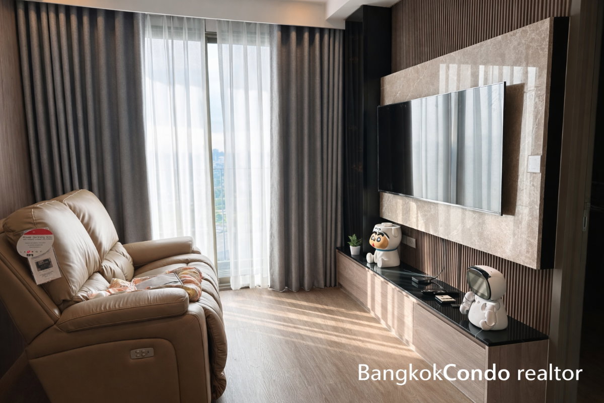 1-Bedroom Condo for Rent at Whizdom The Forestias (41.5 sqm) — Bangna BTS