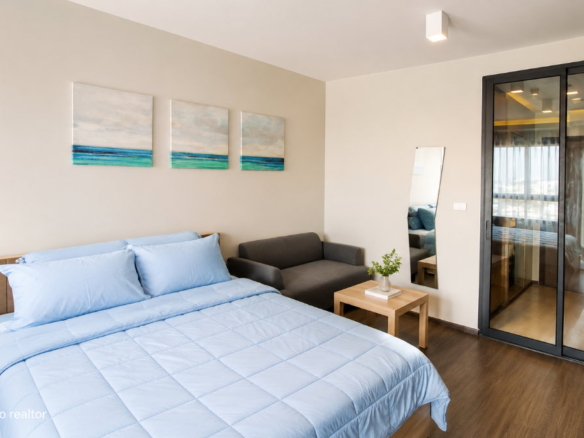 1-Bedroom Condo for Rent at IDEO Sukhumvit 93 (27 sqm) — Bang Chak BTS