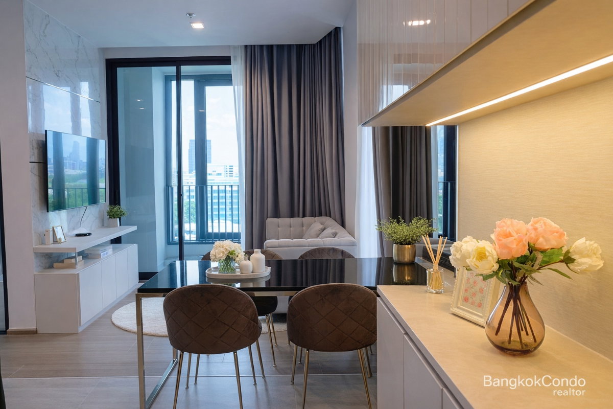 1-Bedroom Plus Condo for Rent at IDEO Q Sukhumvit 36 (46.48 sqm) — Thong Lo BTS