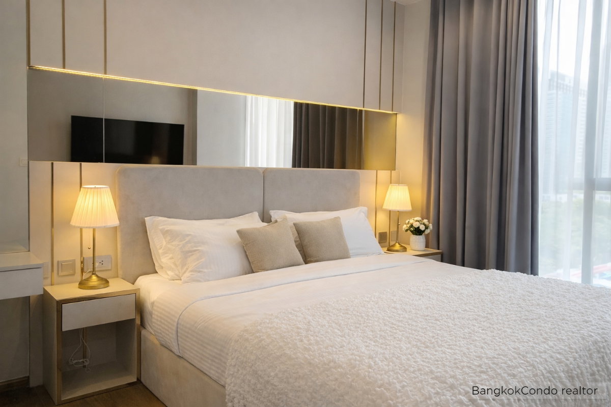 1-Bedroom Plus Condo for Rent at IDEO Q Sukhumvit 36 (46.48 sqm) — Thong Lo BTS