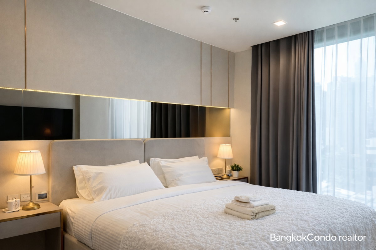 1-Bedroom Plus Condo for Rent at IDEO Q Sukhumvit 36 (46.48 sqm) — Thong Lo BTS