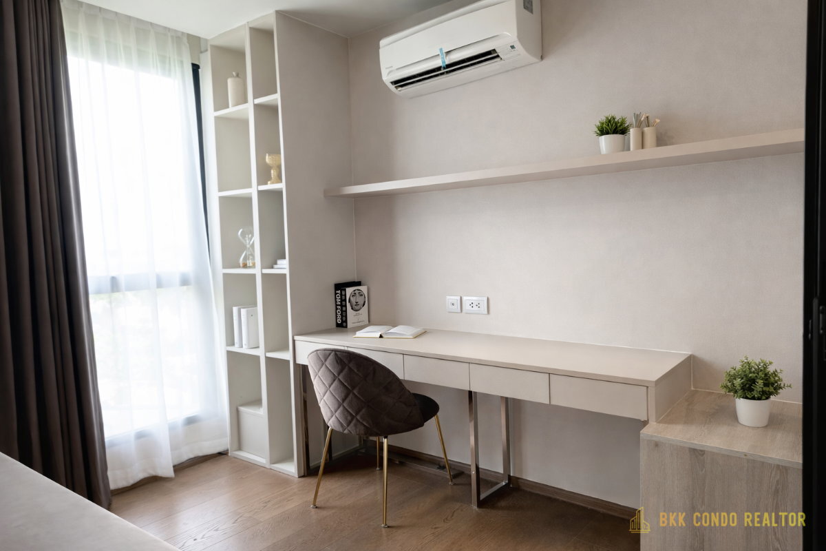 1-Bedroom Plus Condo for Rent at IDEO Q Sukhumvit 36 (46.48 sqm) — Thong Lo BTS