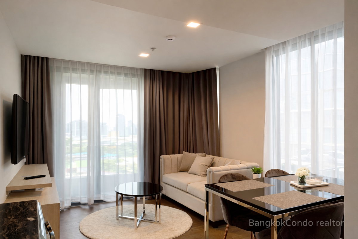 1-Bedroom Plus Condo for Rent at IDEO Q Sukhumvit 36 (46.48 sqm) — Thong Lo BTS