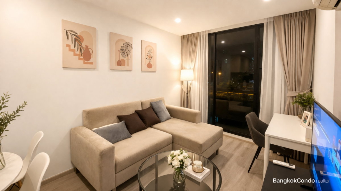 1-Bedroom Condo for Rent at Serio Sukhumvit 50 (32 sqm) — On Nut BTS