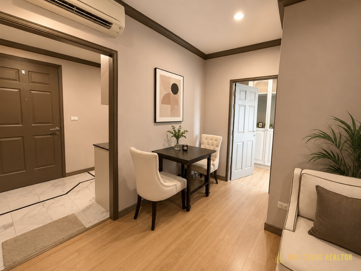 1-Bedroom Condo for Rent at The Reserve Kasemsan 3 (33.55 sqm) — National Stadium BTS