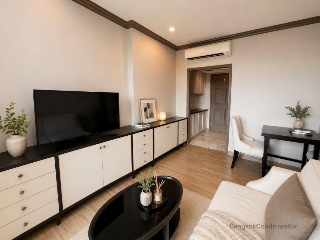 1-Bedroom Condo for Rent at The Reserve Kasemsan 3 (33.55 sqm) — National Stadium BTS