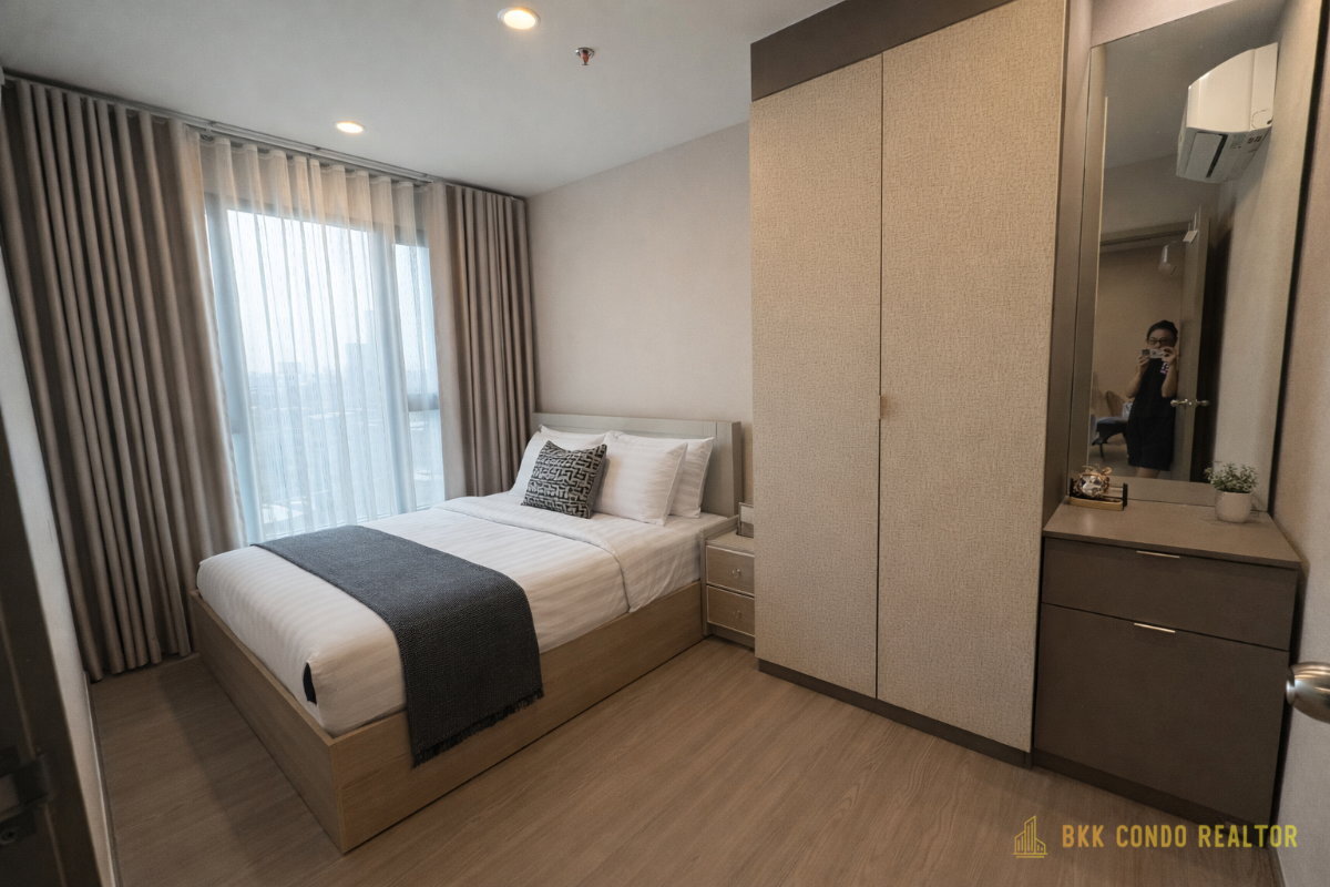 1-Bedroom Plus Condo for Rent at Aspire Sukhumvit – Rama 4 (35 sqm) — Phra Khanong BTS