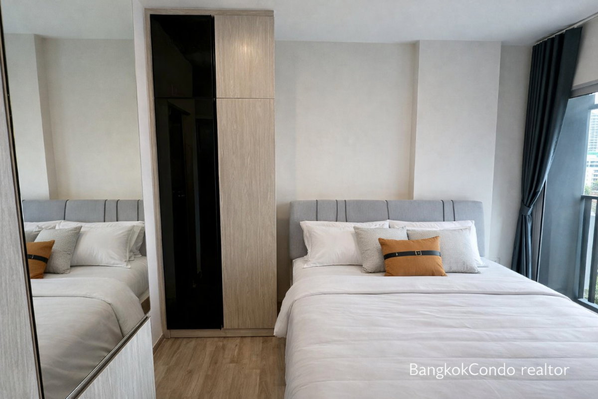 1-Bedroom Plus Condo for Rent at Niche Mono Ramkhamhaeng (34 sqm) — Rama 9