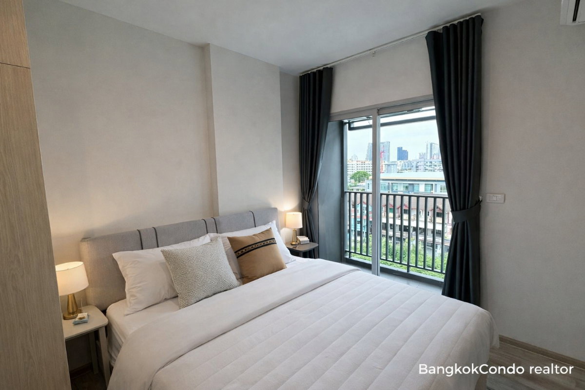 1-Bedroom Plus Condo for Rent at Niche Mono Ramkhamhaeng (34 sqm) — Rama 9