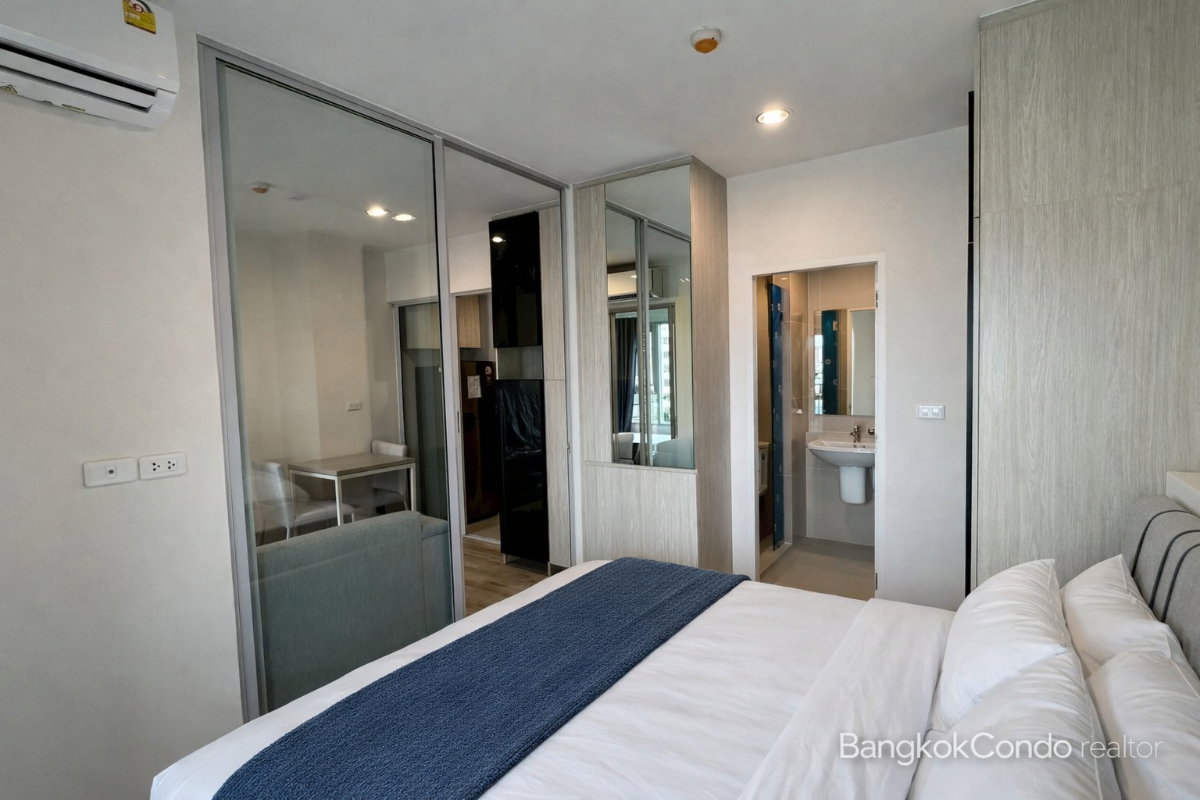 1-Bedroom Plus Condo for Rent at Niche Mono Ramkhamhaeng (34 sqm) — Rama 9