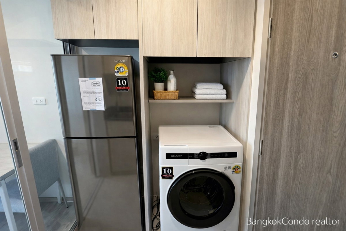1-Bedroom Plus Condo for Rent at Niche Mono Ramkhamhaeng (34 sqm) — Rama 9