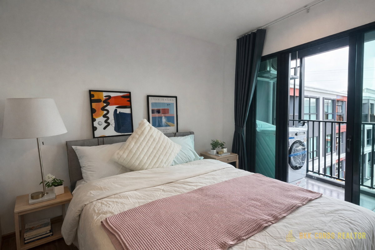 1-Bedroom Condo for Rent at Niche Mono Rama 9 (28 sqm) — Rama 9 MRT