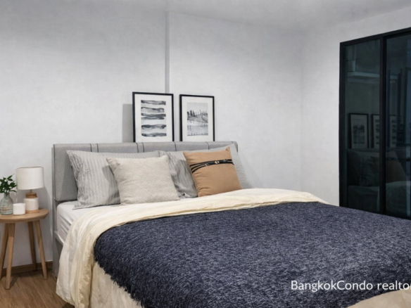 1-Bedroom Plus Condo for Rent at Niche Mono Rama 9 (32 sqm) — Rama 9 MRT
