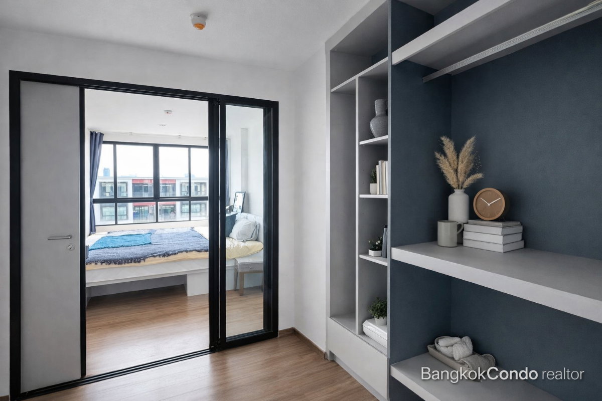 2-Bedroom Condo for Rent at Niche Mono Rama 9 (56 sqm) — Rama 9 MRT