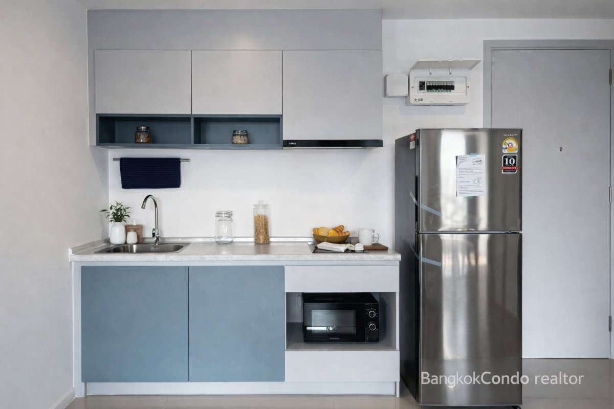 2-Bedroom Condo for Rent at Niche Mono Rama 9 (56 sqm) — Rama 9 MRT