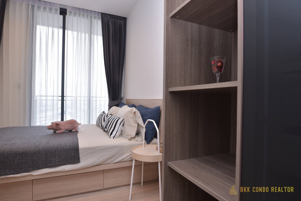 1-Bedroom Condo for Rent at THE LINE Phahon – Pradipat (34.5 sqm) — Victory Monument BTS