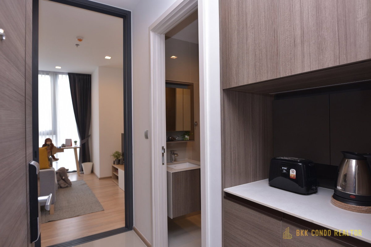 1-Bedroom Condo for Rent at THE LINE Phahon – Pradipat (34.5 sqm) — Victory Monument BTS