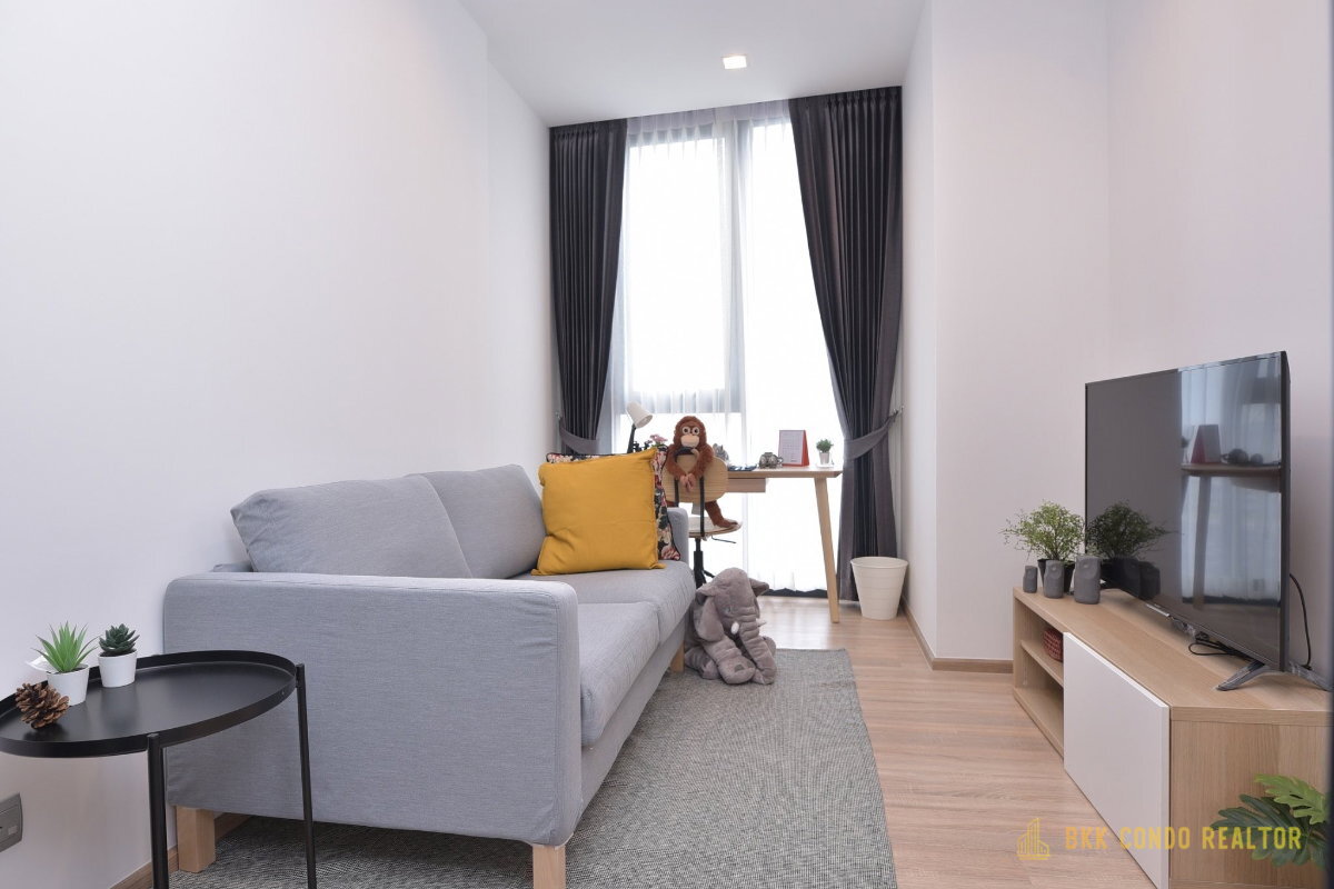 1-Bedroom Condo for Rent at THE LINE Phahon – Pradipat (34.5 sqm) — Victory Monument BTS