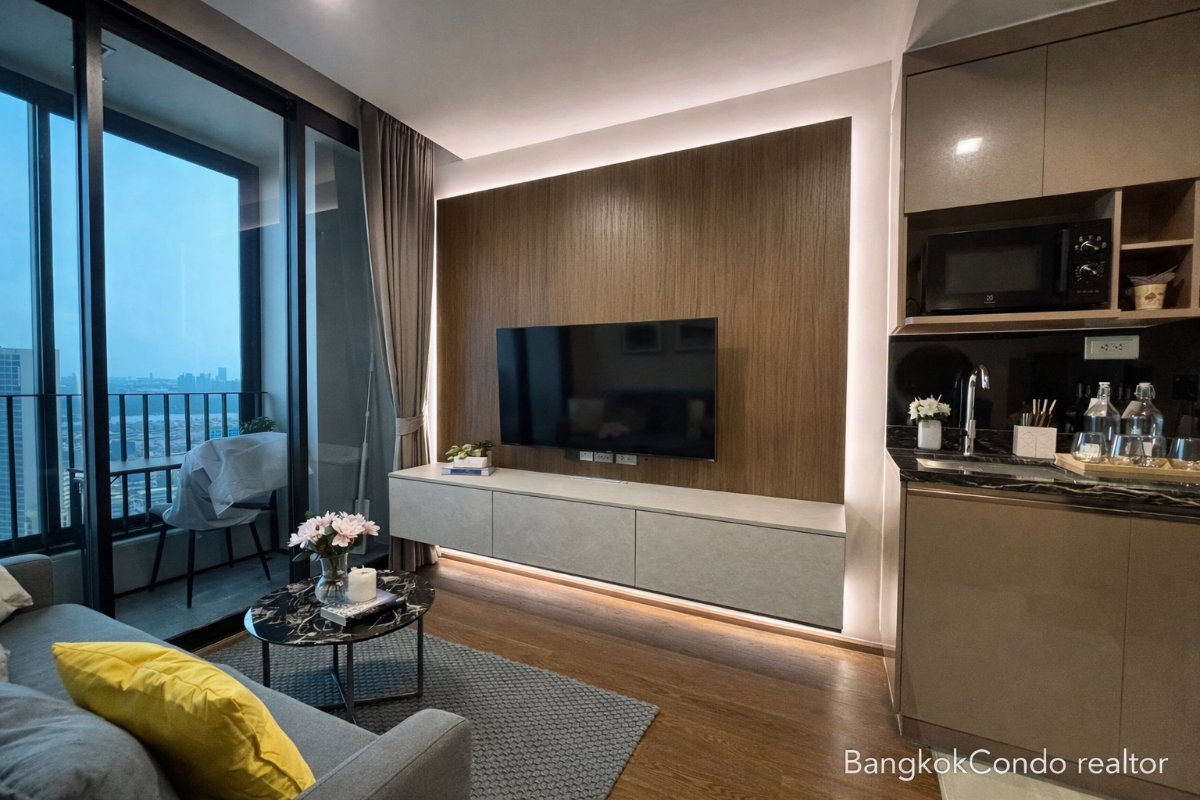 1-Bedroom Condo for Rent at IDEO Q Sukhumvit 36 (29 sqm) — Thonglor BTS