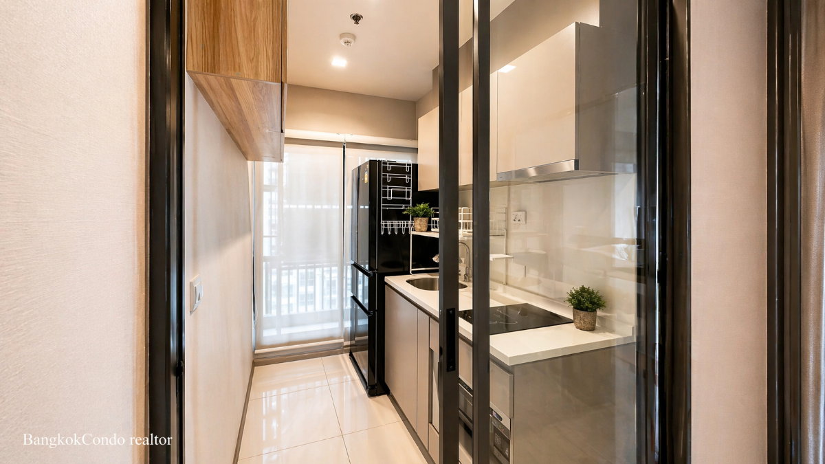 2-Bedroom Condo for Rent at Life Asoke – Rama 9 (58 sqm) — Rama 9 MRT