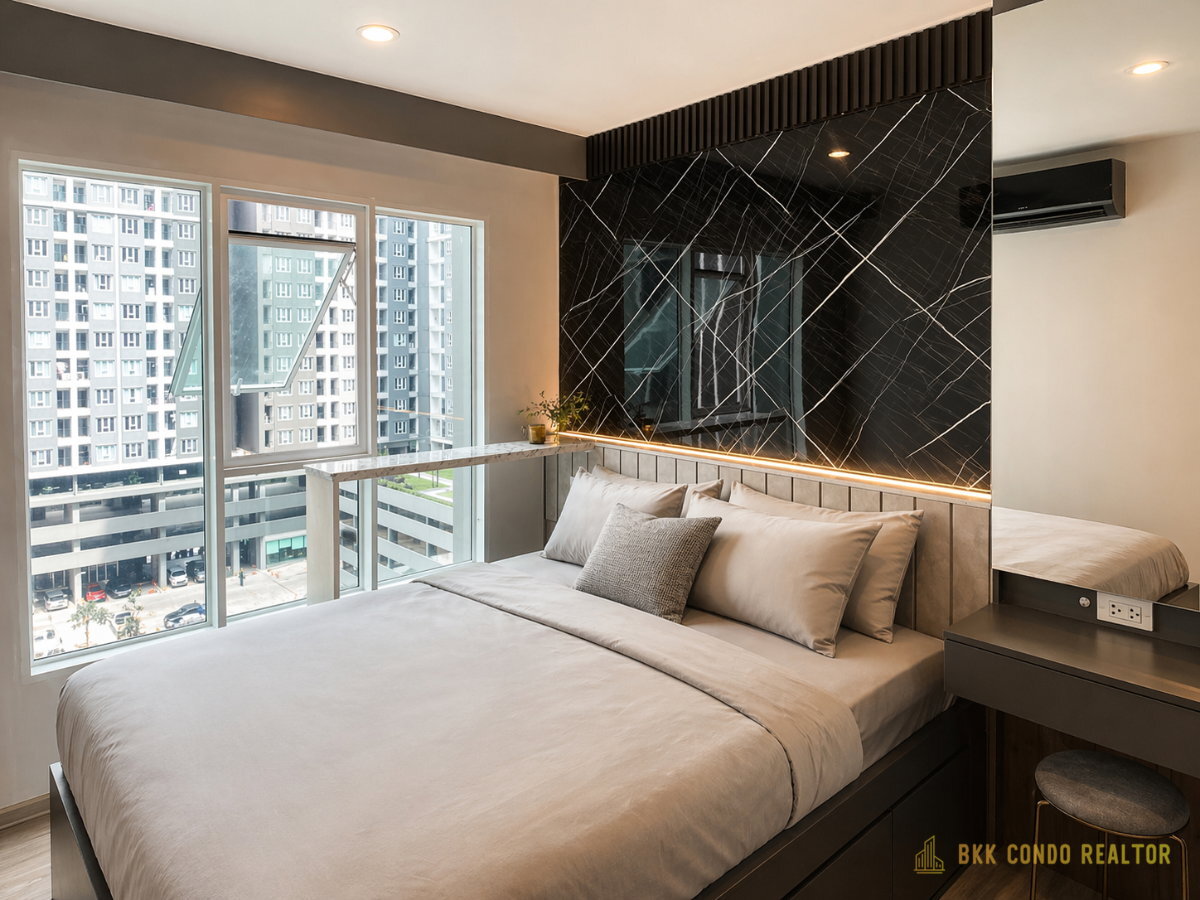 1-Bedroom Condo for Rent at Regent Home Bangna (29 sqm) — Bangna BTS