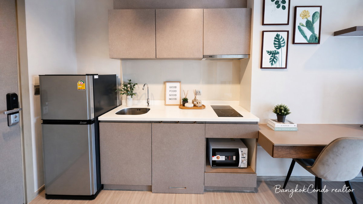 1-Bedroom Condo for Rent at Life Asoke – Rama 9 (29 sqm) — Rama 9 MRT