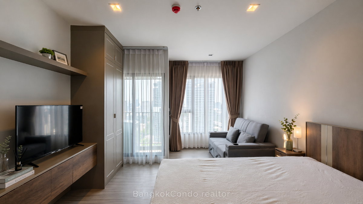 1-Bedroom Condo for Rent at Life Asoke – Rama 9 (29 sqm) — Rama 9 MRT