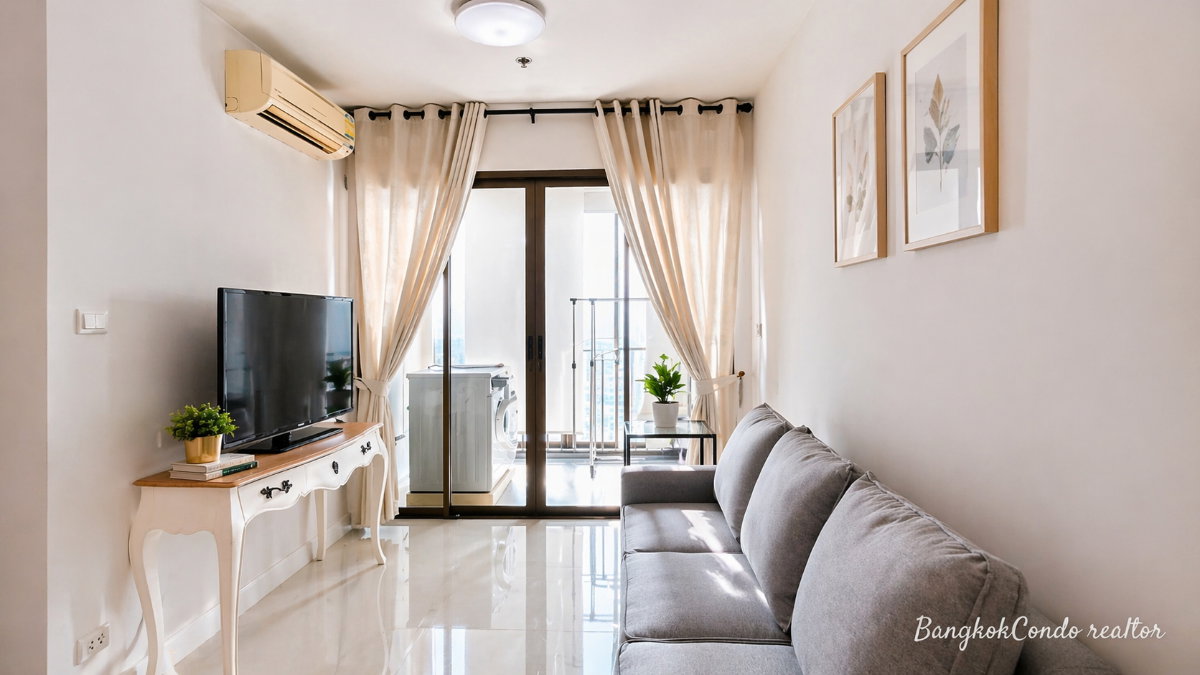 1-Bedroom Condo for Rent at IDEO Mix Sukhumvit 103 (30 sqm) — Udom Suk BTS