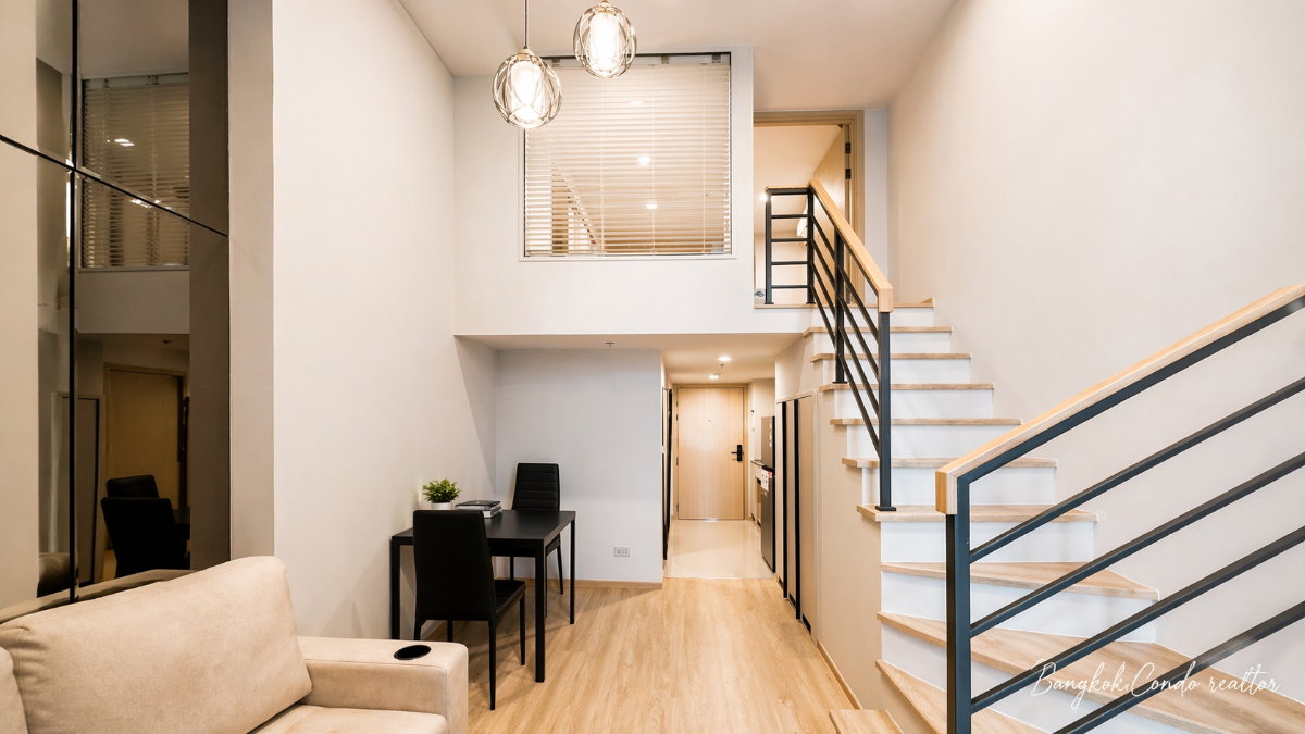 Duplex 1-Bedroom Condo for Rent at Culture Chula (36 sqm) — Sam Yan MRT