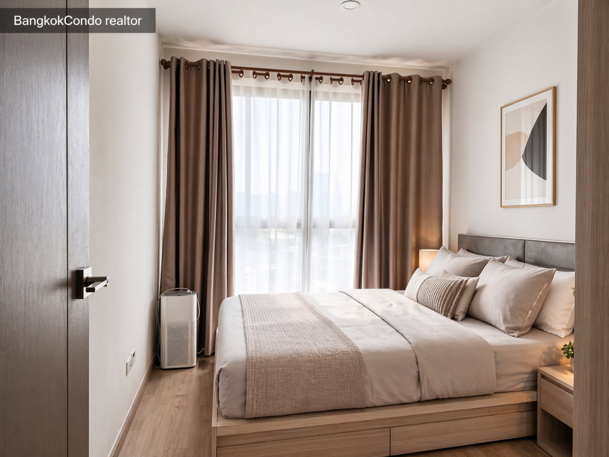 1-Bedroom Condo for Rent at Ideo O2 (33 sqm) — Bangna BTS