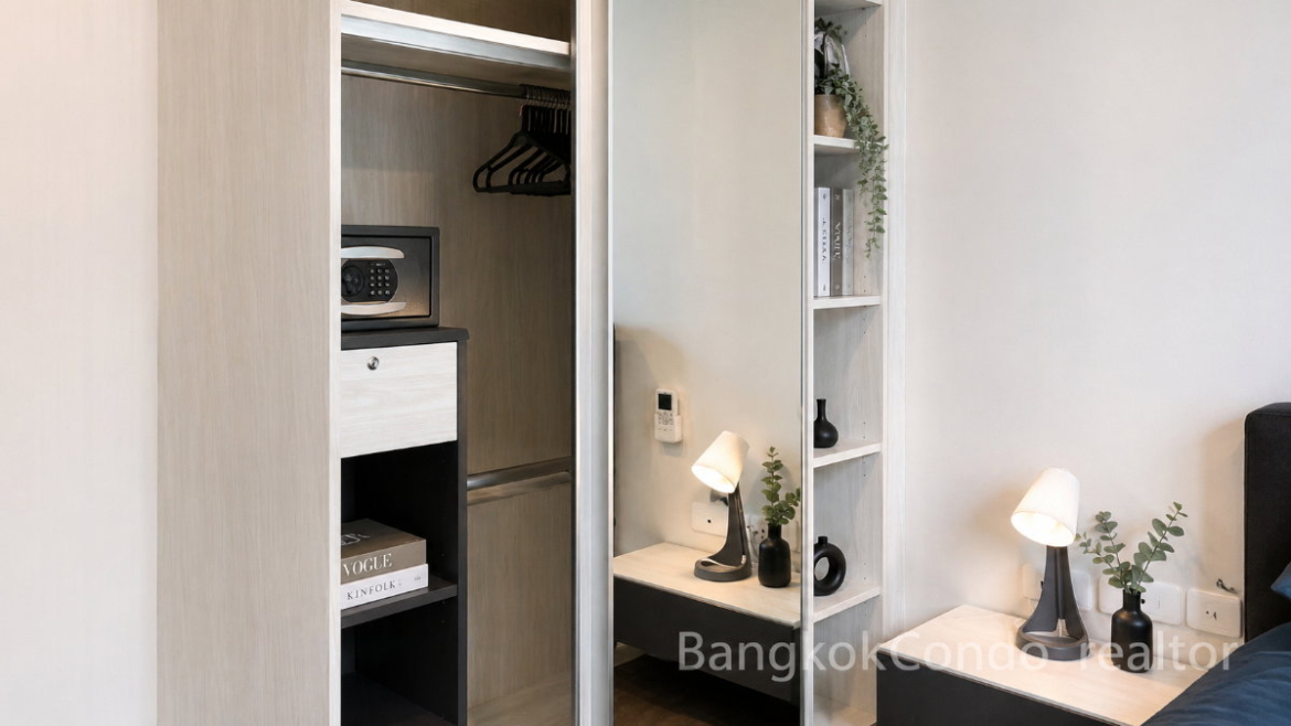 1-Bedroom Condo for Rent at The Base Park West Sukhumvit 77 (29 sqm) — On Nut BTS