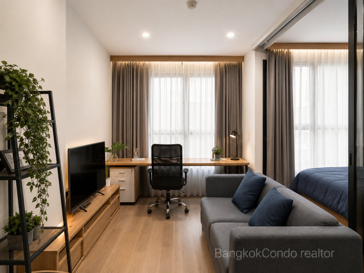 1-Bedroom Condo for Rent at Ashton Chula – Silom (32.41 sqm) — Sam Yan MRT