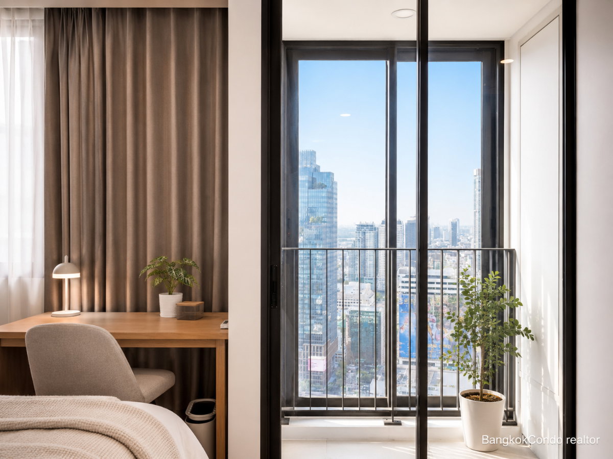 1-Bedroom Condo for Rent at Ashton Chula – Silom (32.41 sqm) — Sam Yan MRT