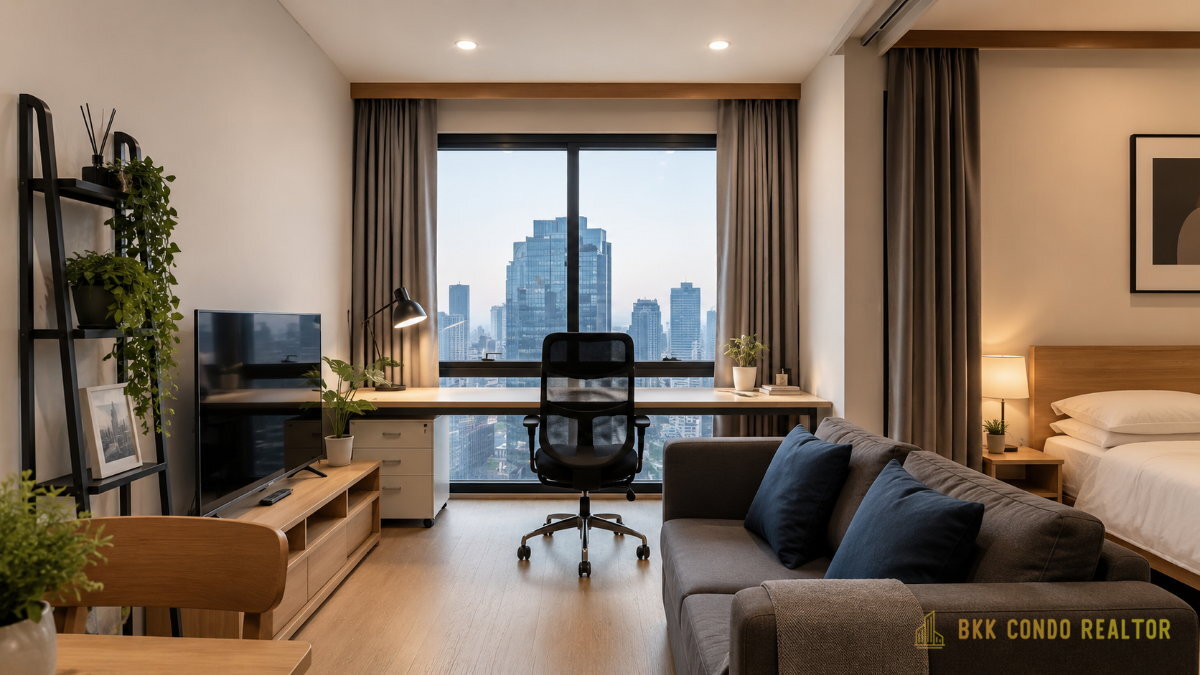 1-Bedroom Condo for Rent at Ashton Chula – Silom (32.41 sqm) — Sam Yan MRT