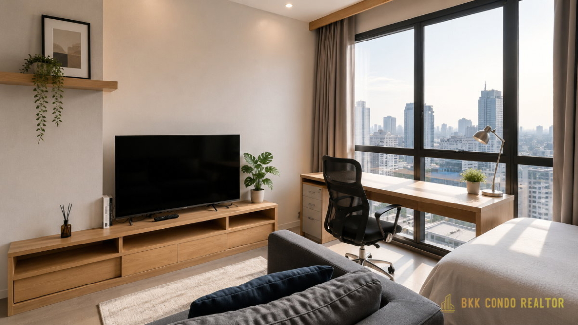 1-Bedroom Condo for Rent at Ashton Chula – Silom (32.41 sqm) — Sam Yan MRT