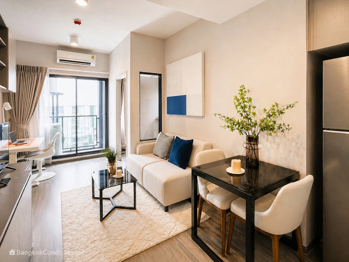 1-Bedroom Condo for Rent at IDEO Chula – Samyan (34.5 sqm) — Sam Yan MRT