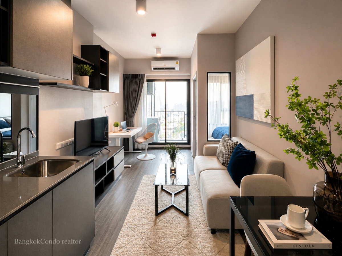 1-Bedroom Condo for Rent at IDEO Chula – Samyan (34.5 sqm) — Sam Yan MRT