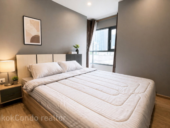 2-Bedroom Condo for Rent at The Tree Hua Mak Interchange (42.38 sqm) — Hua Mak Yellow Line