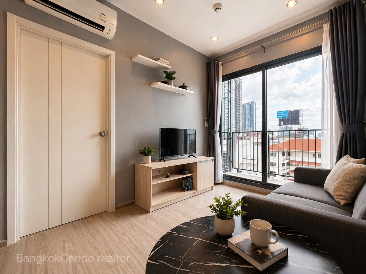 2-Bedroom Condo for Rent at The Tree Hua Mak Interchange (42.38 sqm) — Hua Mak Yellow Line