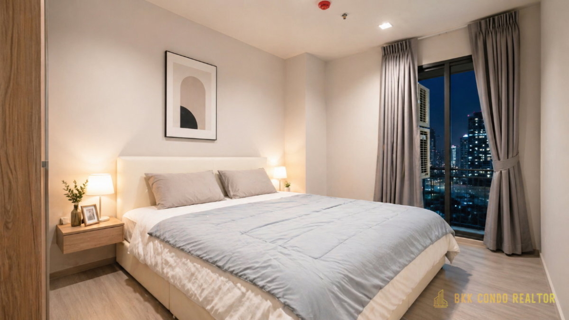 2-Bedroom Condo for Rent at Life Asoke – Rama 9 (41 sqm) — Rama 9 MRT