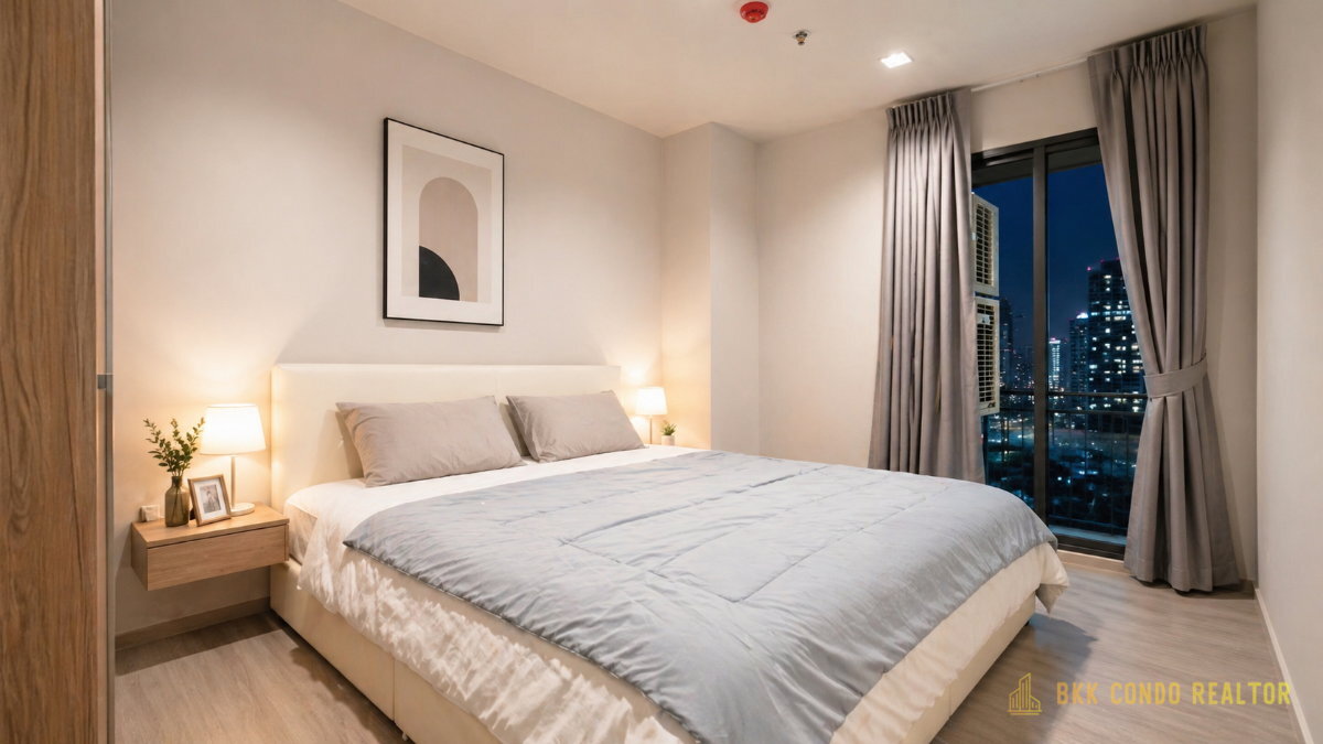 2-Bedroom Condo for Rent at Life Asoke – Rama 9 (41 sqm) — Rama 9 MRT