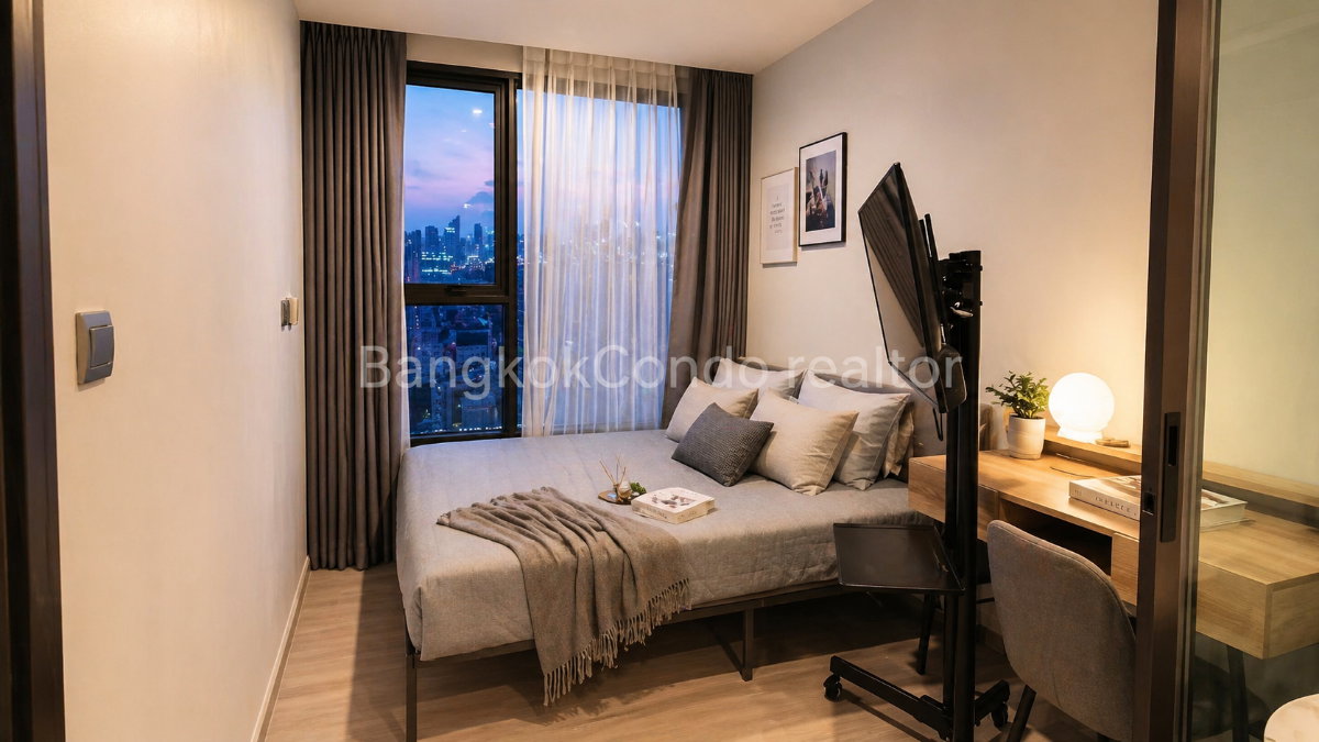 2-Bedroom Condo for Rent at Life Asoke – Rama 9 (41 sqm) — Rama 9 MRT